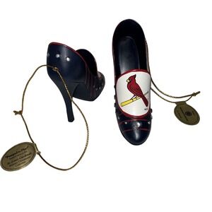 St. Louis Cardinals Ornament High Heel Shoe MLB‎ Baseball Decor